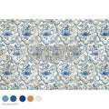 Delft Aviary | 19.5" x 30" | Decoupage Fiber Paper | Redesign with Prima