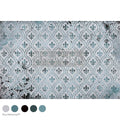 Fossilized Versailles | 19.5" x 30" | Decoupage Fiber Paper | Redesign with Prima