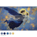 Stardust Cradle | 19.5" x 30" | Decoupage Fiber Paper | Redesign with Prima