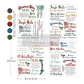 Noel In Script | Middy Plus Transfers® – 3 Sheets + 1 Bonus Sheet, 8.5″ x 11″ Each | ReDesign with Prima