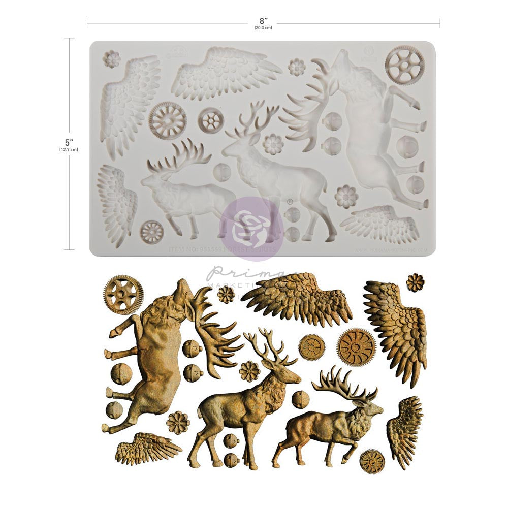 Forest Spirits | Décor Mould – 1 Piece, 5" x 8" x 8mm | ReDesign with Prima