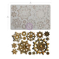 Frosty Gears | Finnabair Décor Mould – 1 Piece, 5" x 8" x 8mm | ReDesign with Prima