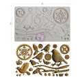 Mechanical Robins | Finnabair Décor Mould – 1 Piece, 5" x 8" x 8mm | ReDesign with Prima