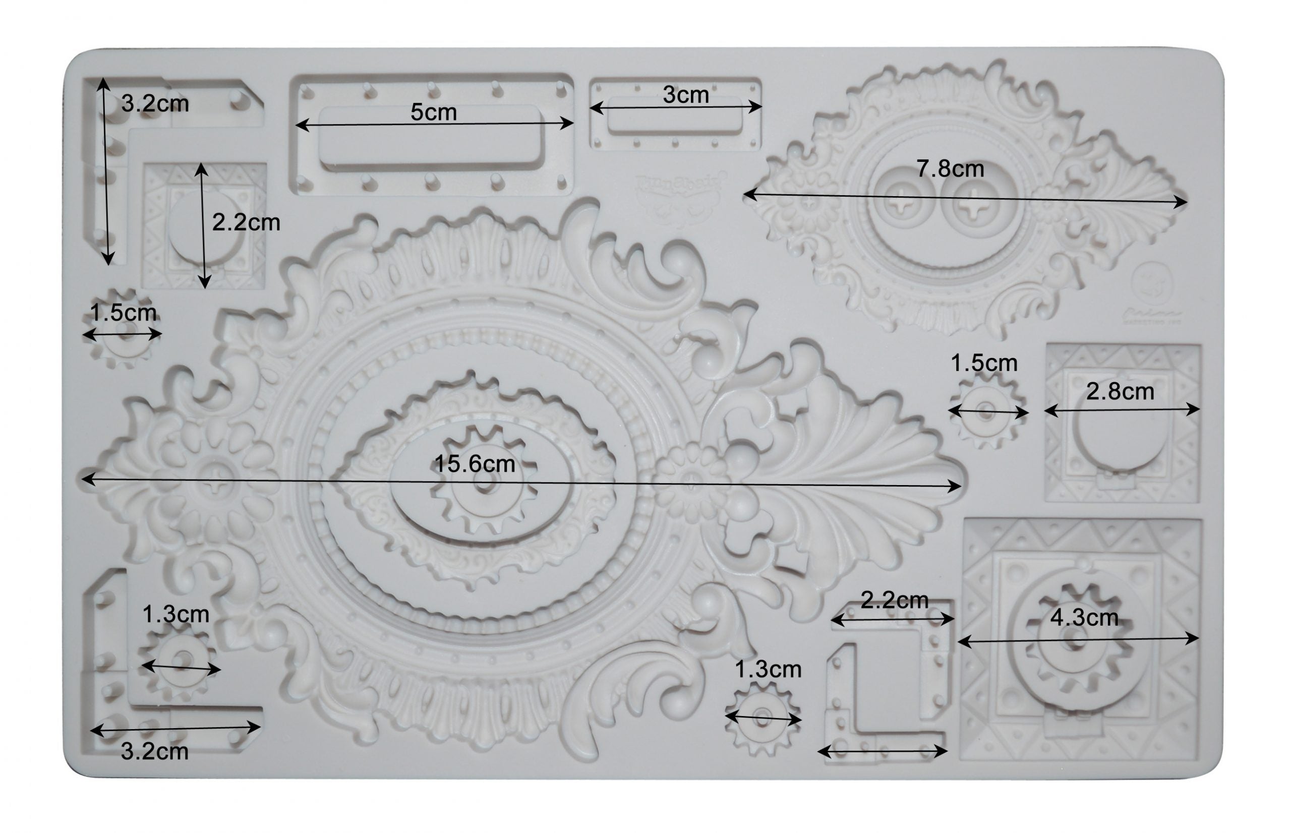 Grungy Frames - Resin Mould 5"x8"