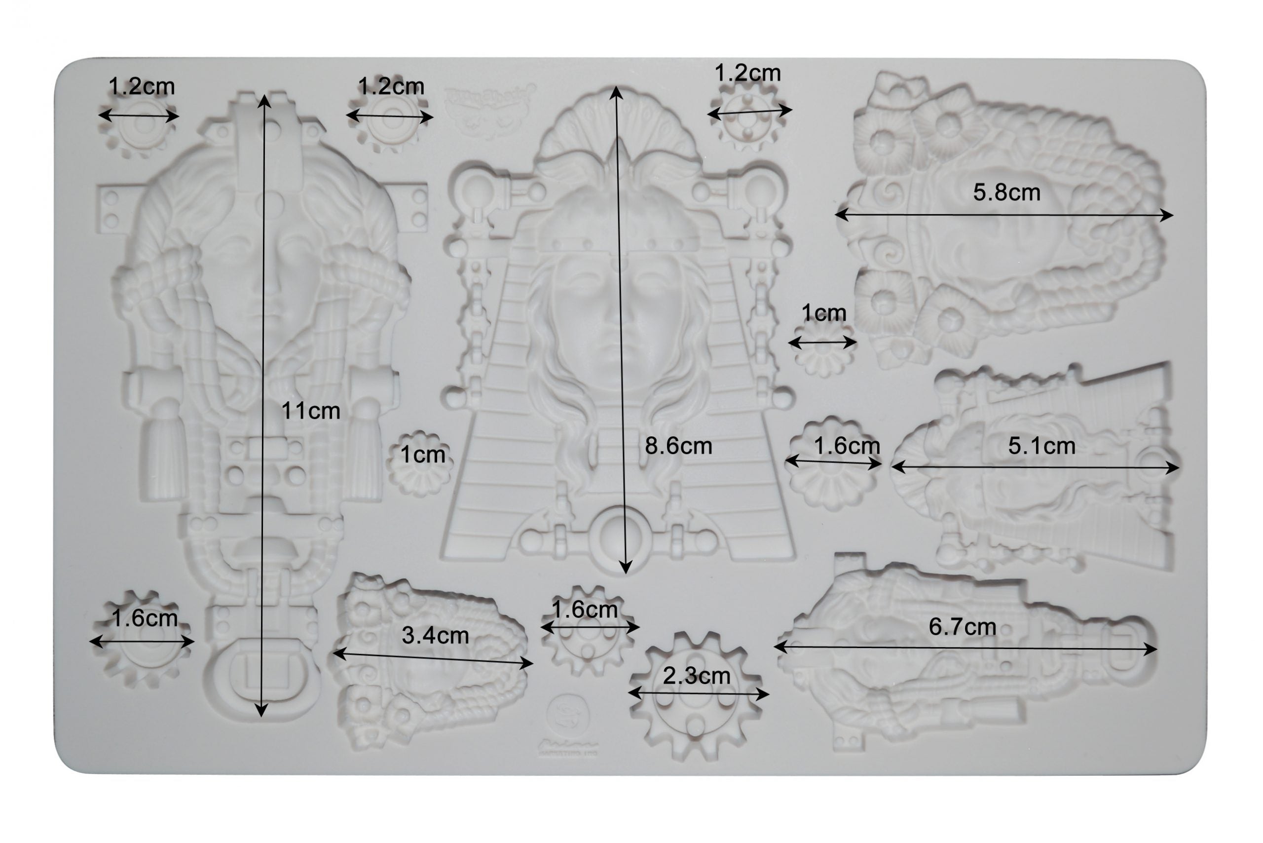 Queens of Steam - Resin Mould 5"x8" Redesign with Prima
