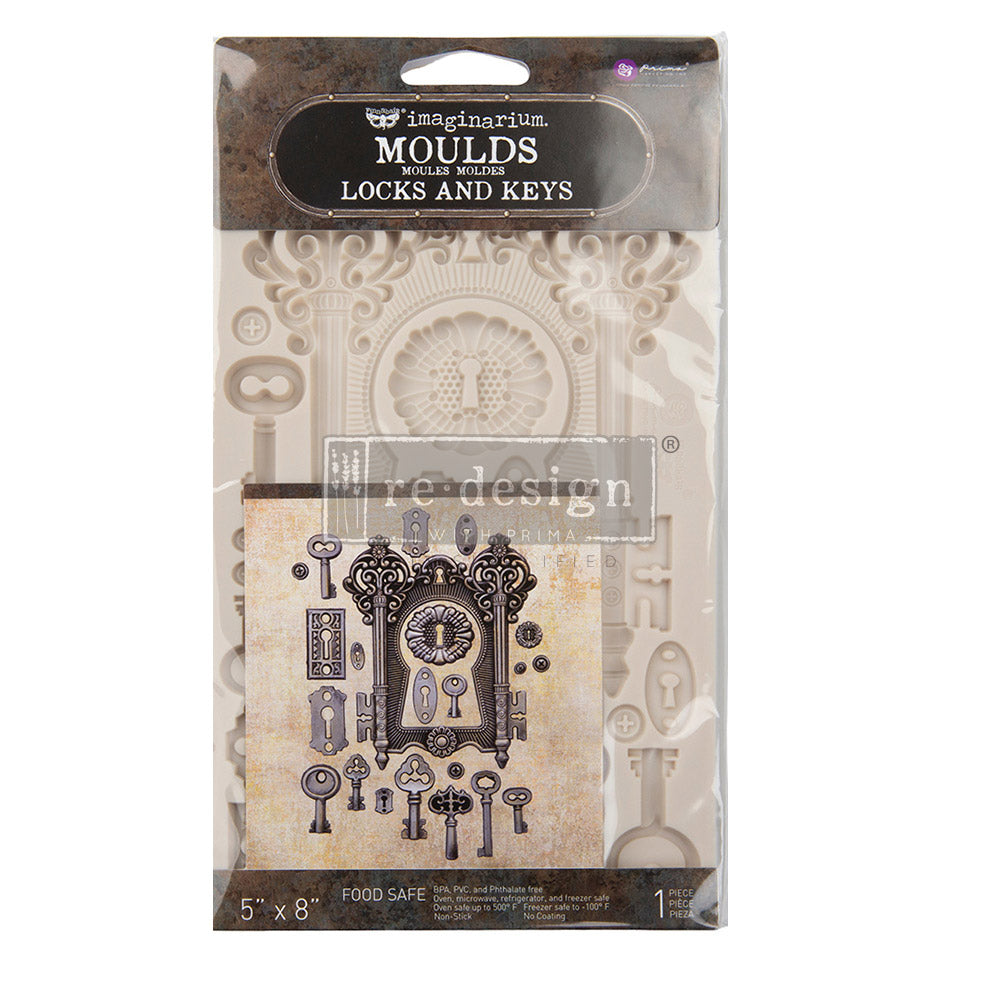 Locks and Keys - Resin Mould 5"x8"