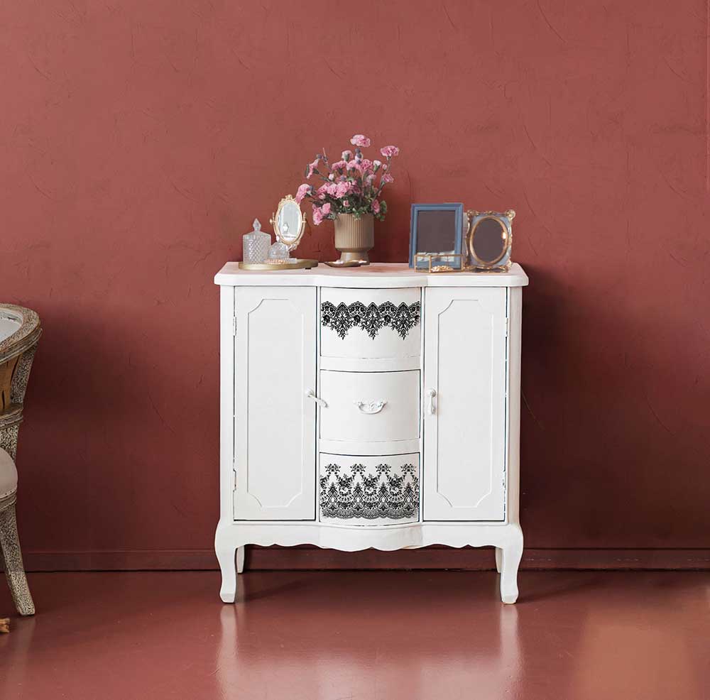 Vintage Wallpaper II | 6"x12" | Small Decor Transfer | Redesign with Prima