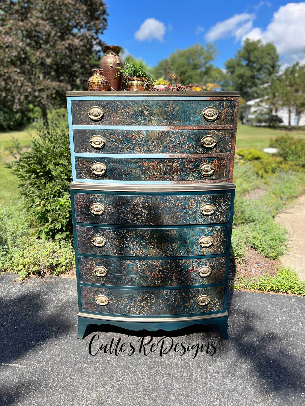 Aged Patina | A1 23.4" x 33.1" | Decoupage Fiber Paper | Redesign with Prima