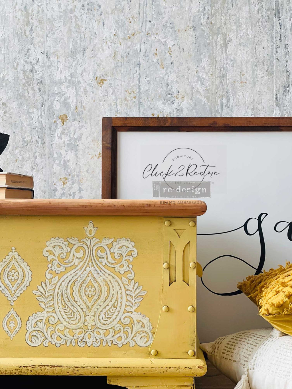 White Engraving | Large Decor Transfer | 24" x 35" (Cut into 3 Sheets) | Redesign with Prima