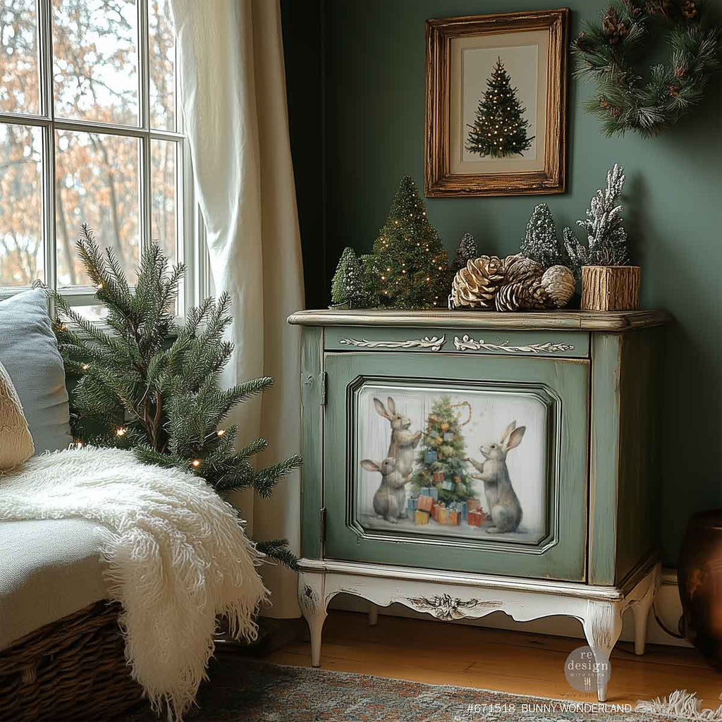 Bunny Wonderland | A3 Decoupage Fiber Pack – 3 Sheets, 11.7" x 16.5" Each | ReDesign with Prima