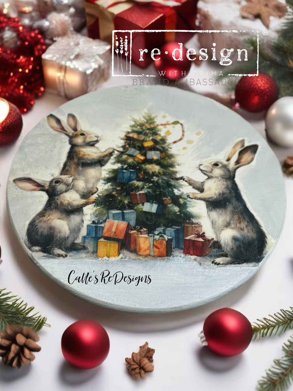 Bunny Wonderland | A3 Decoupage Fiber Pack – 3 Sheets, 11.7" x 16.5" Each | ReDesign with Prima