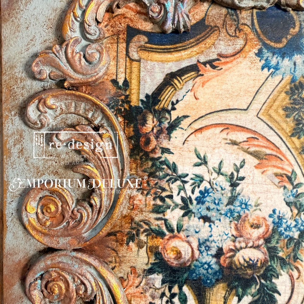 Serenade In Blue | Decoupage Fiber Paper | Furniture | Arts & Crafts | double pack | Redesign with Prima Redesign with Prima