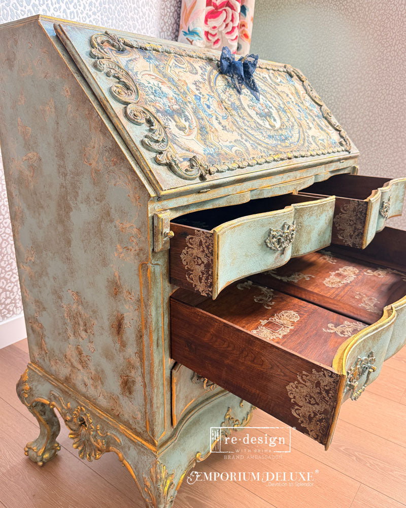 Serenade In Blue | Decoupage Fiber Paper | Furniture | Arts & Crafts | double pack | Redesign with Prima Redesign with Prima