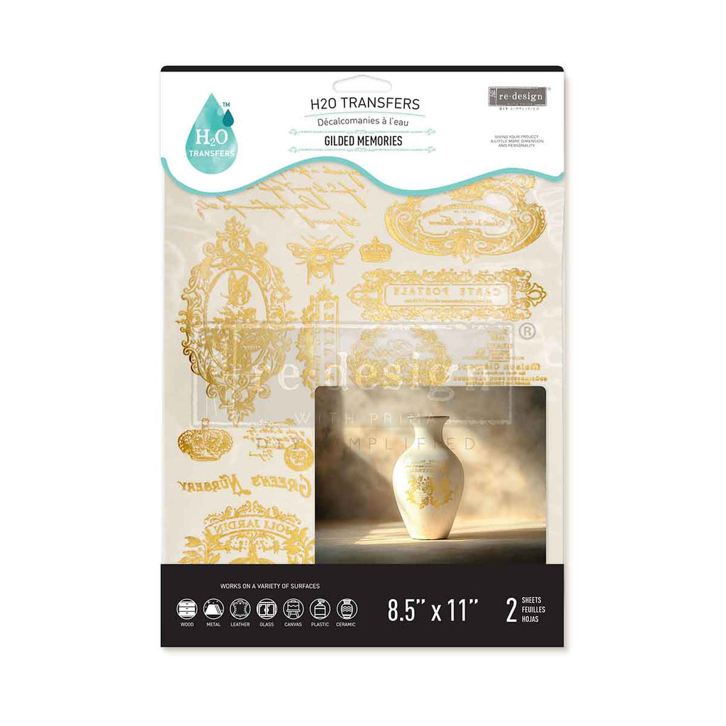 Gilded Memories | H20 Transfers | Redesign with Prima Redesign with Prima