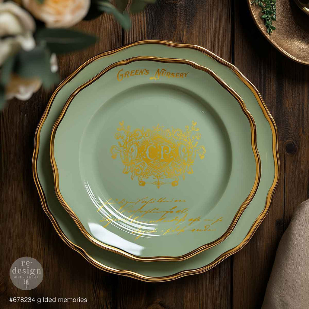 Gilded Memories | H20 Transfers | Redesign with Prima Redesign with Prima