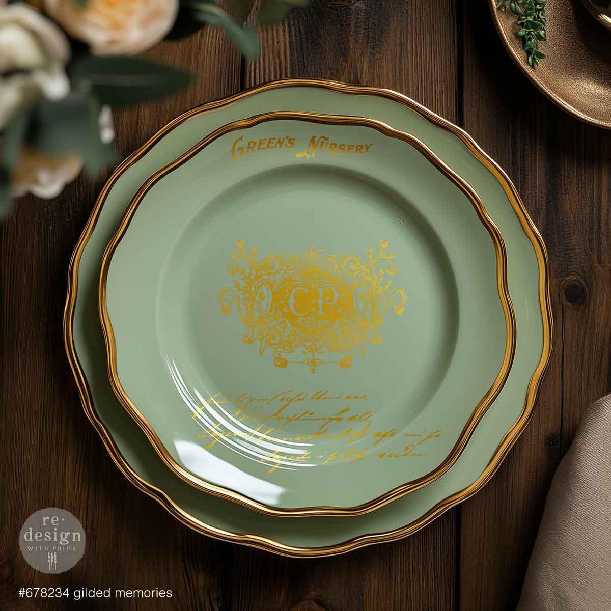 Gilded Memories | H20 Transfers | Redesign with Prima Redesign with Prima