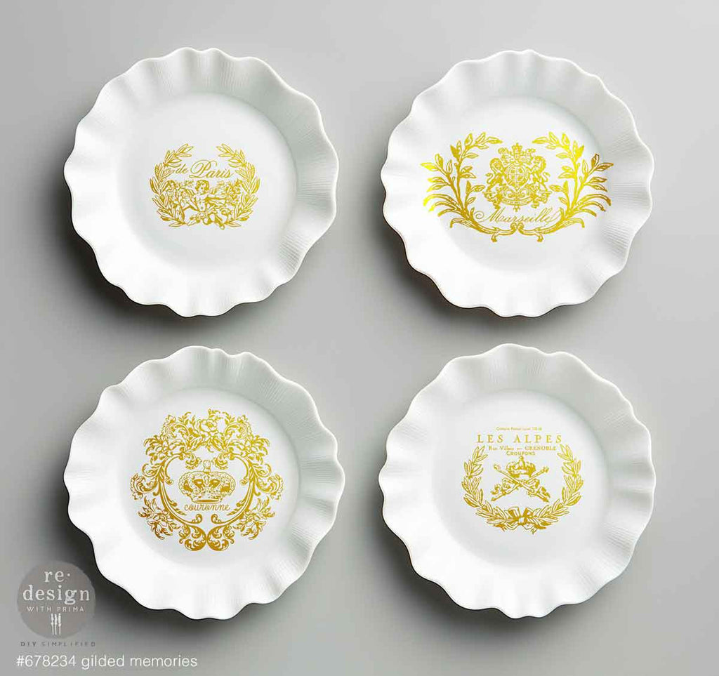 Gilded Memories | H20 Transfers | Redesign with Prima Redesign with Prima