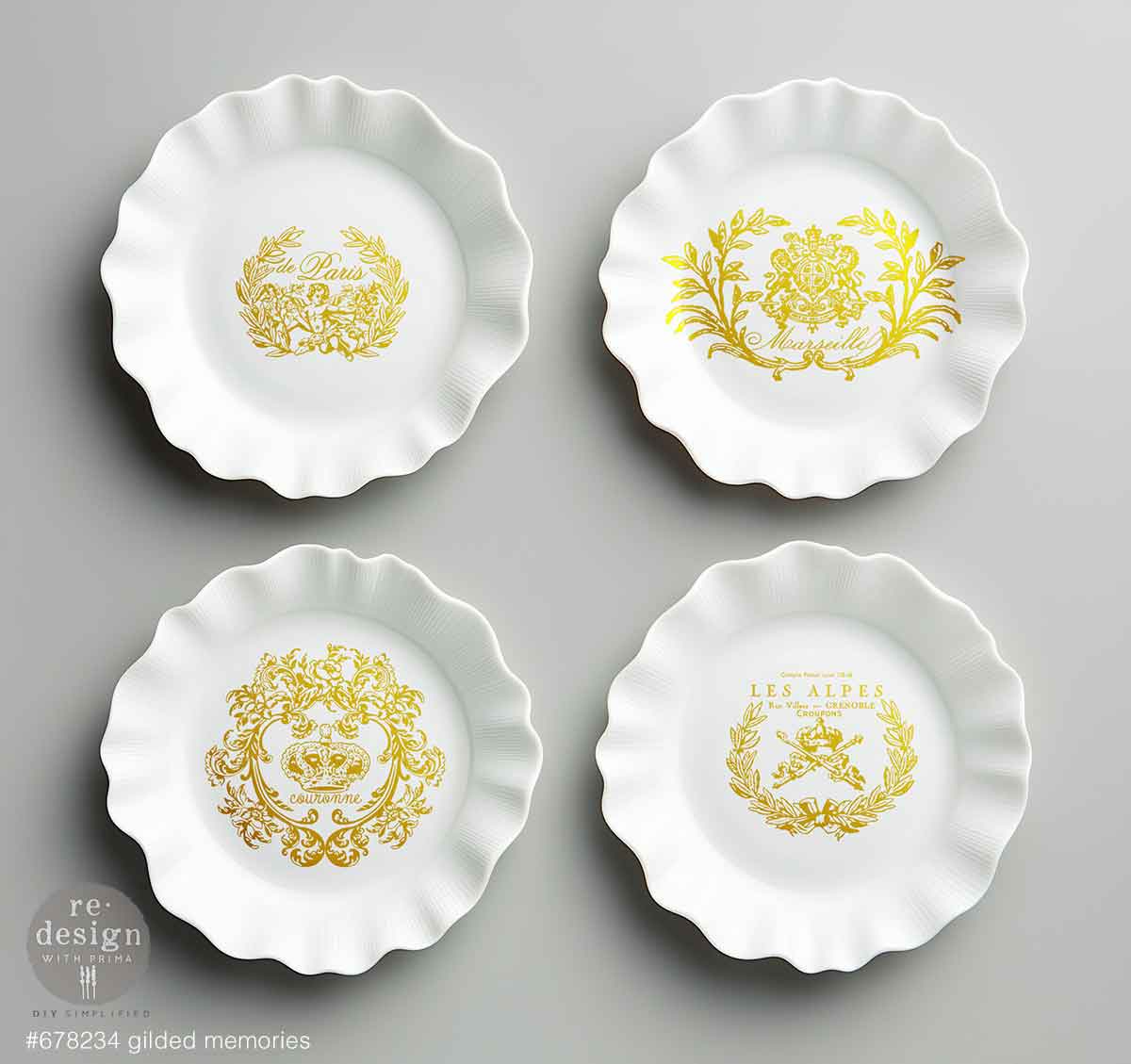 Gilded Memories | H20 Transfers | Redesign with Prima Redesign with Prima