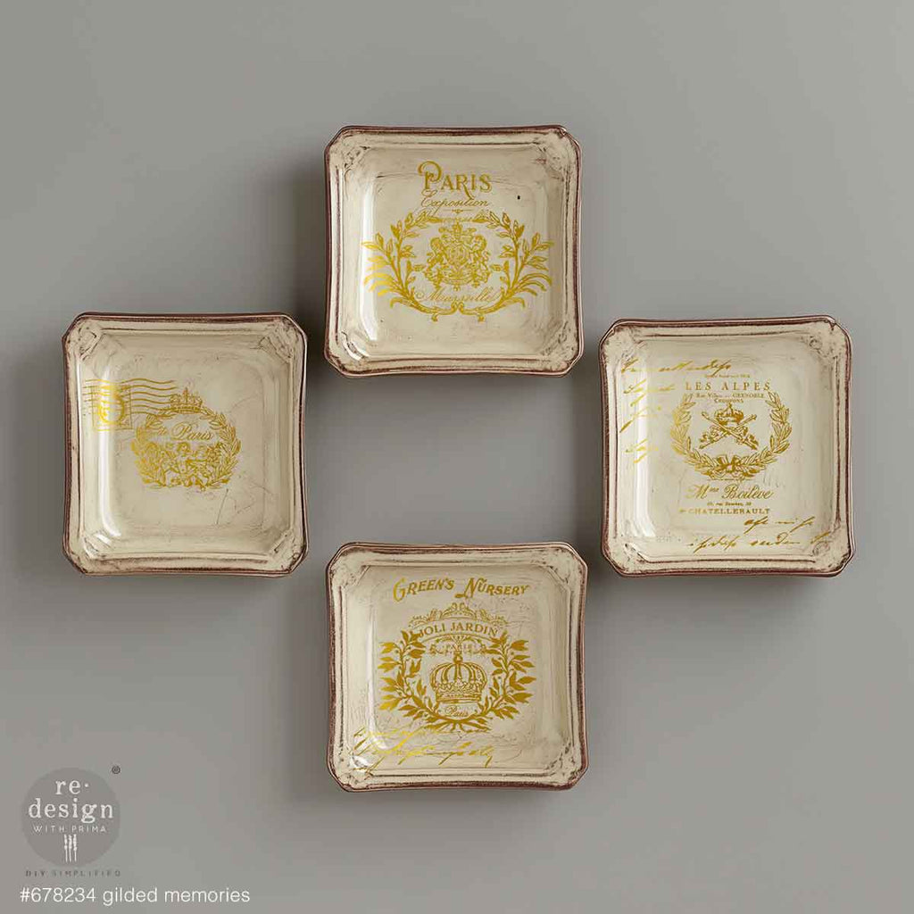 Gilded Memories | H20 Transfers | Redesign with Prima Redesign with Prima