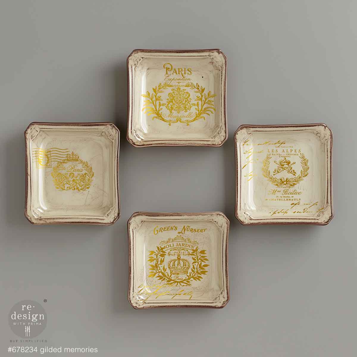 Gilded Memories | H20 Transfers | Redesign with Prima Redesign with Prima