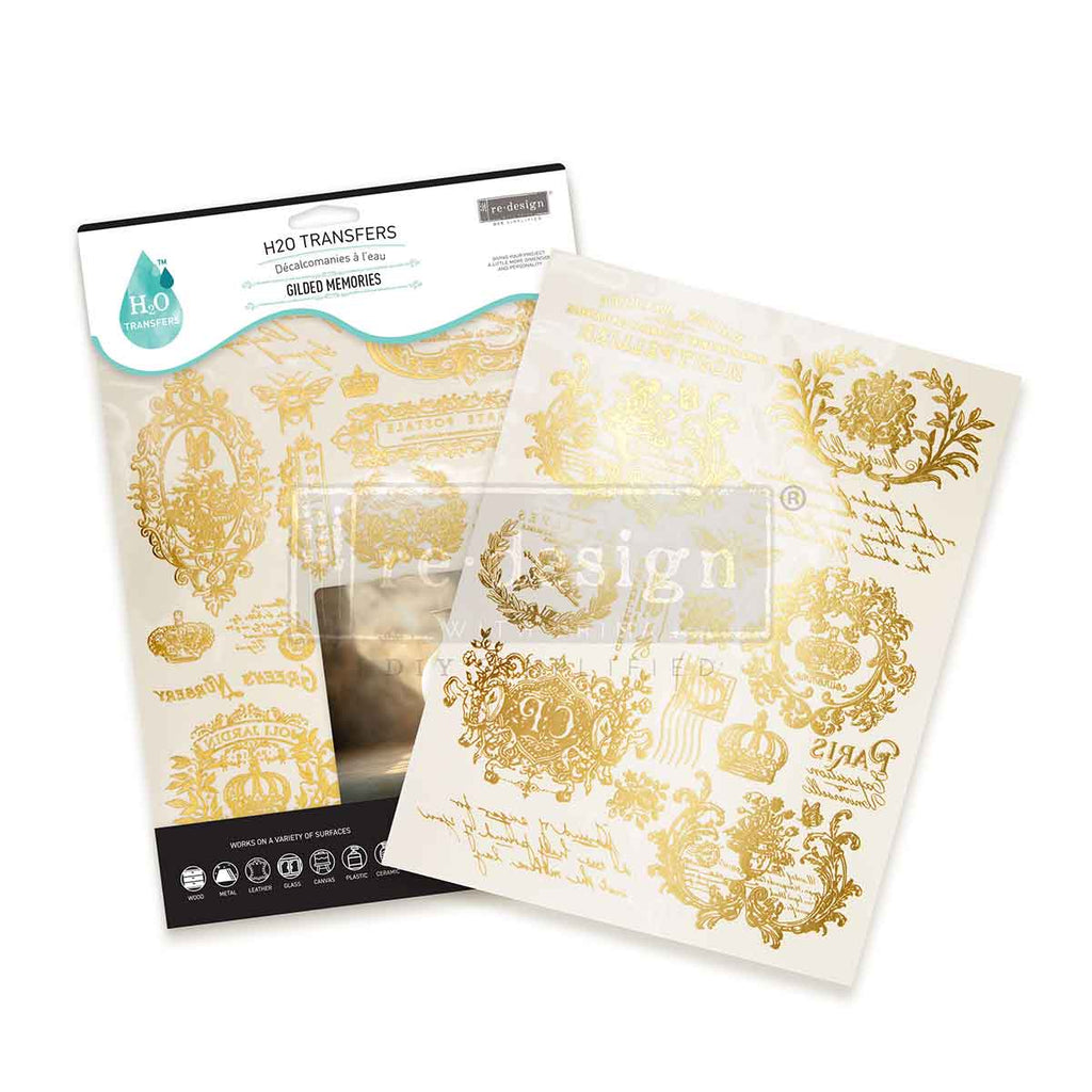 Gilded Memories | H20 Transfers | Redesign with Prima Redesign with Prima