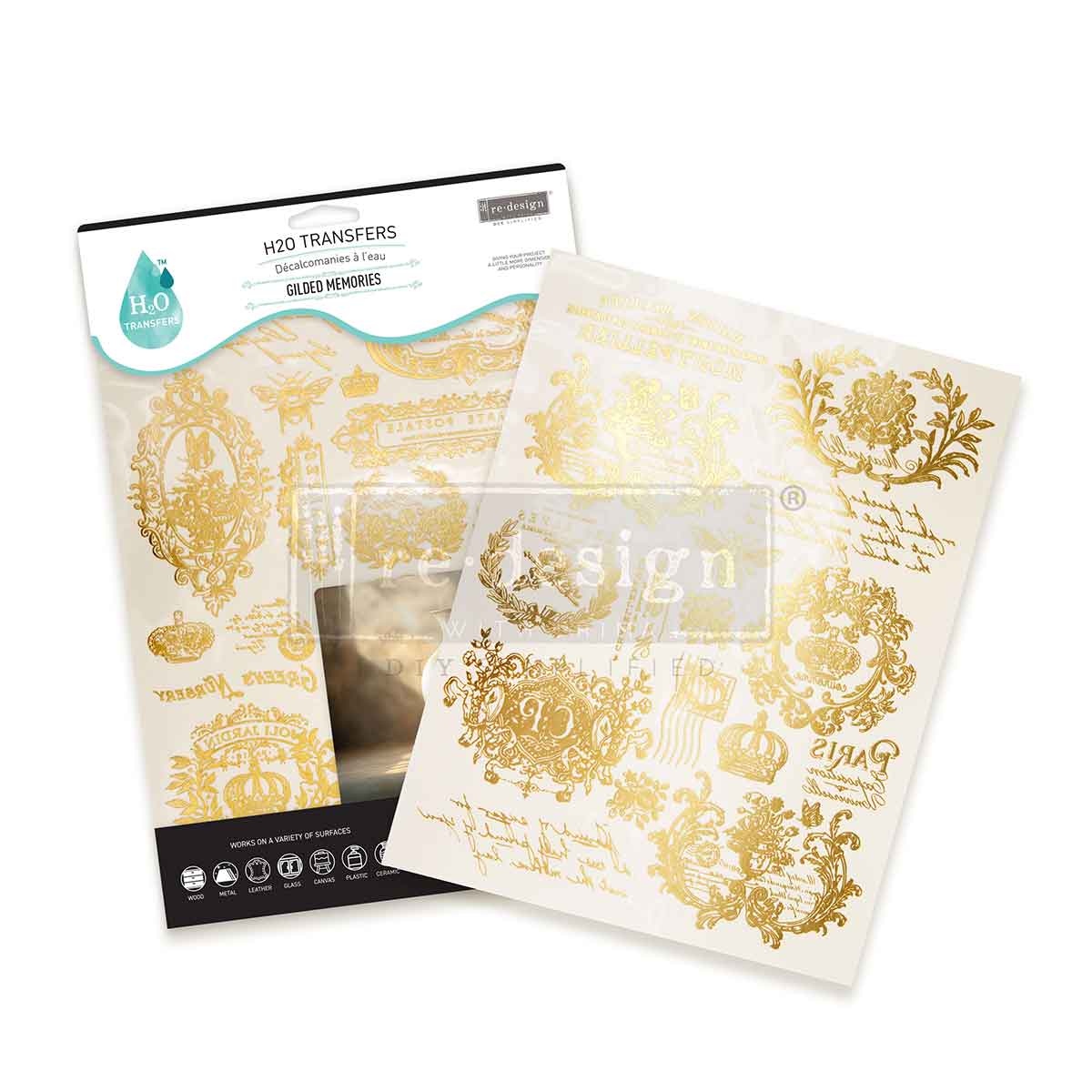 Gilded Memories | H20 Transfers | Redesign with Prima Redesign with Prima