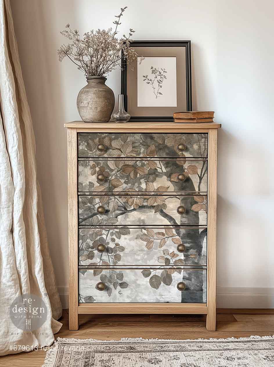 Rustic Reverie | A1 23.4"x33.1" | Decoupage Fiber Paper | Redesign with Prima