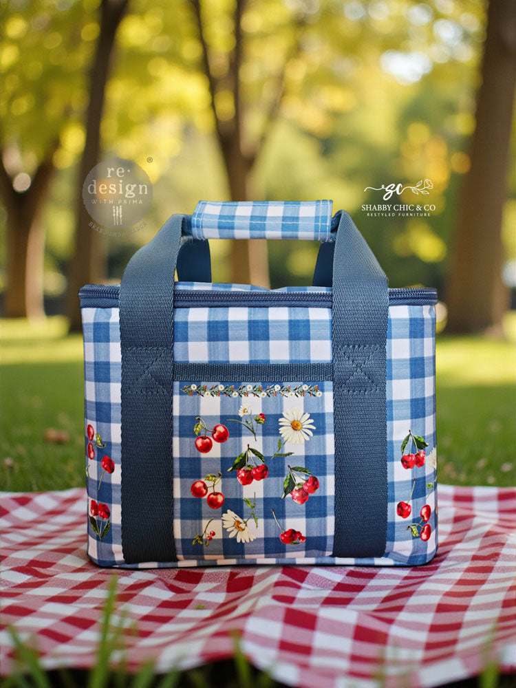 Daisy Cherry Delight | Luxe Transfers | Redesign With Prima | Rub on Transfers | Arts & Crafts | 2 sheets, 3.25″x11.5″ Redesign with Prima