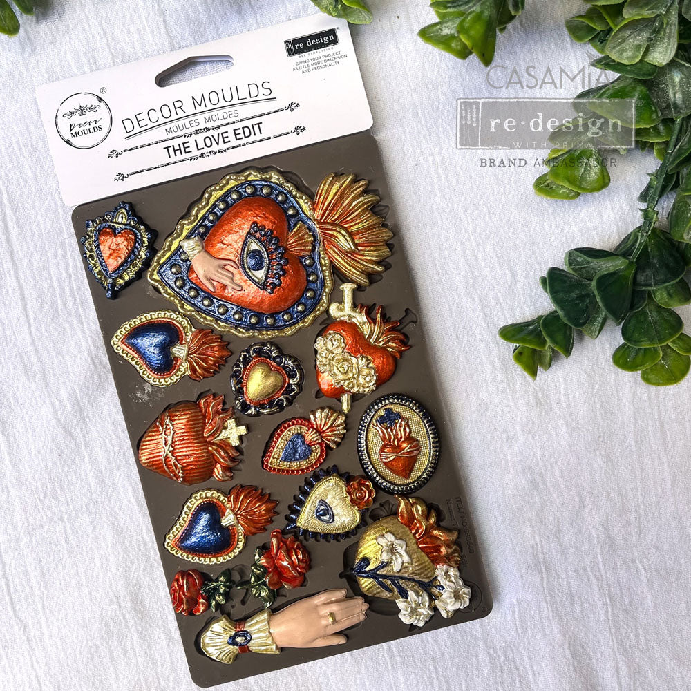 The Love Edit - Resin Mould 5"x8" Redesign with Prima