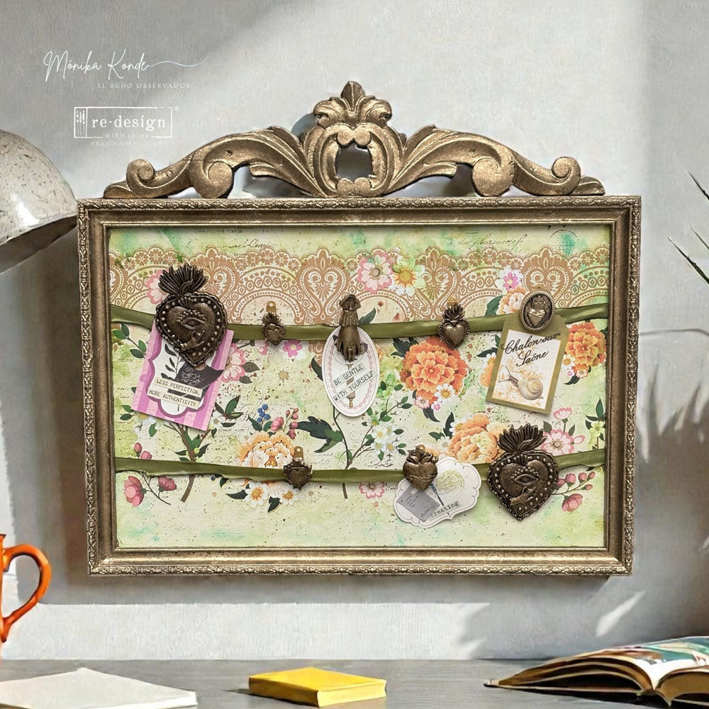 The Love Edit - Resin Mould 5"x8" Redesign with Prima