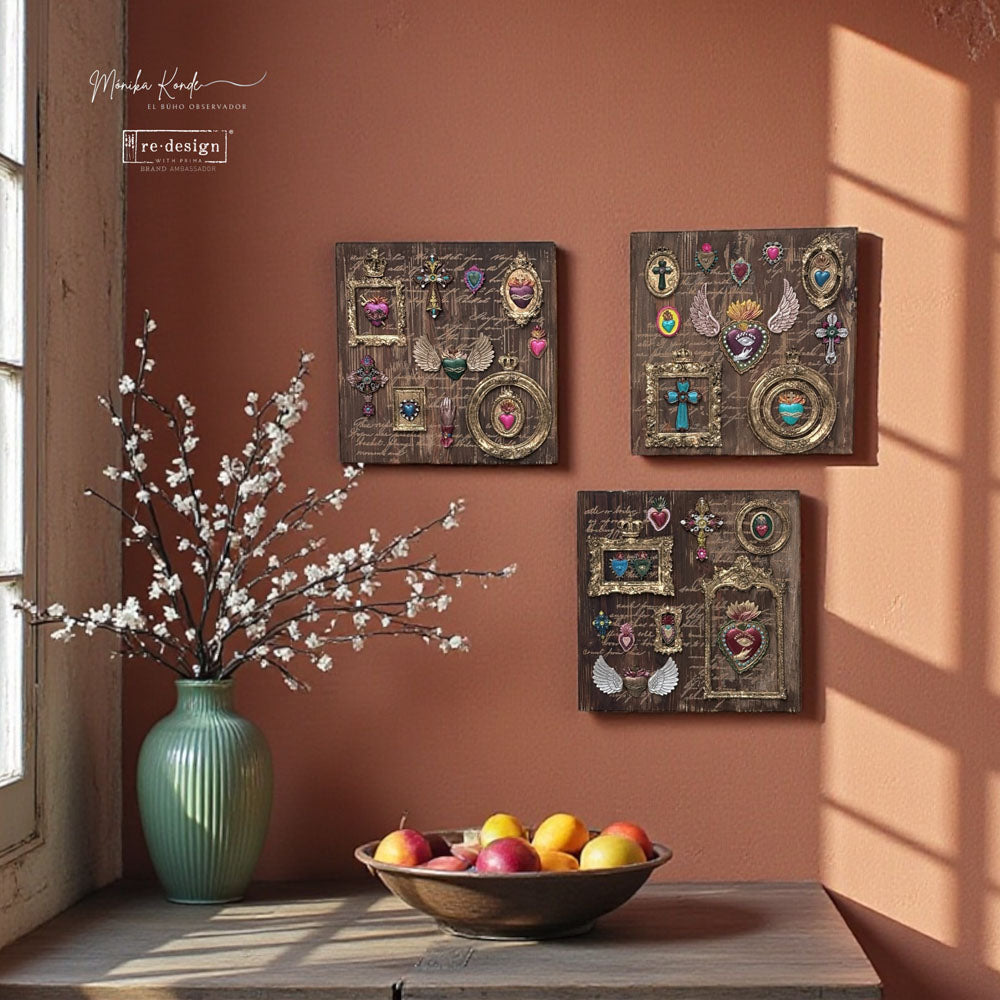 The Love Edit - Resin Mould 5"x8" Redesign with Prima