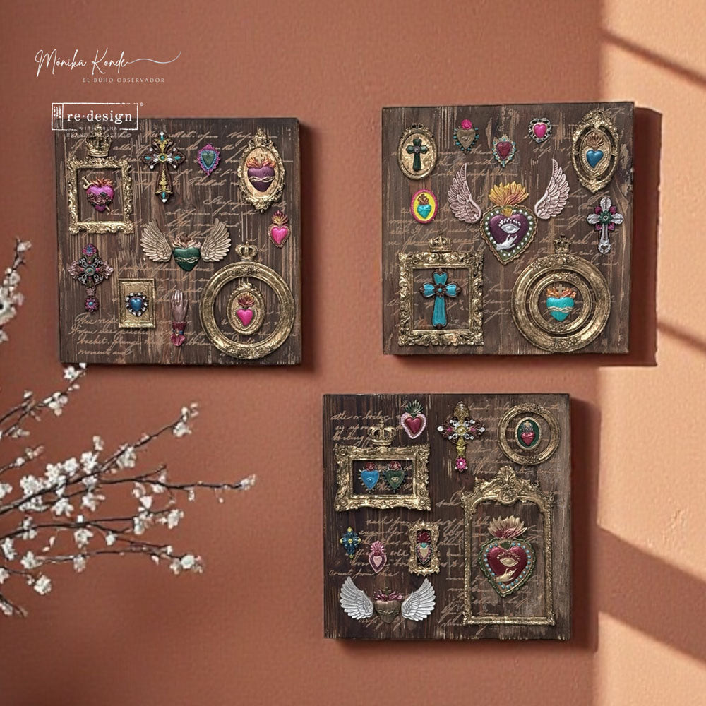 The Love Edit - Resin Mould 5"x8" Redesign with Prima