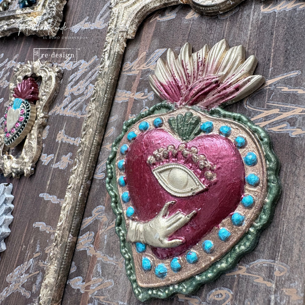 The Love Edit - Resin Mould 5"x8" Redesign with Prima