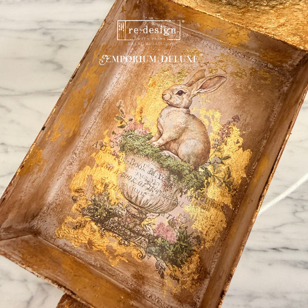 Garden Whimsy | Middy Transfers | Redesign With Prima | Rub on Transfers | Furniture | Arts & Crafts | 3 sheets-8.5" x 11" Redesign with Prima