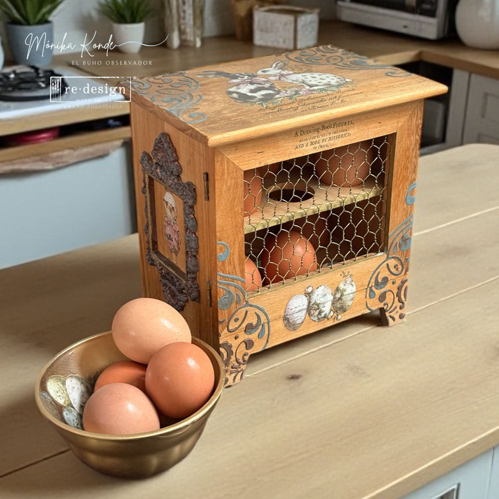 Garden Whimsy | Middy Transfers | Redesign With Prima | Rub on Transfers | Furniture | Arts & Crafts | 3 sheets-8.5" x 11" Redesign with Prima