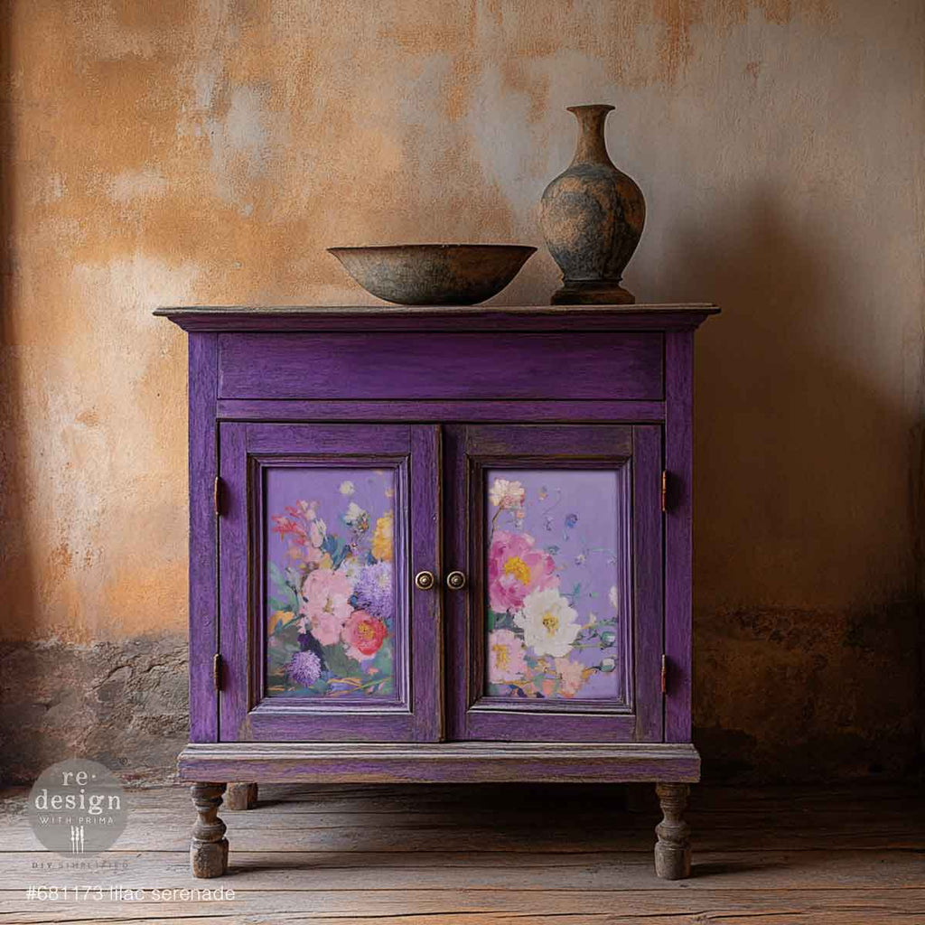 Lilac Serenade | A3 11.7"x16.5" | Decoupage Fiber Paper | Redesign with Prima Redesign with Prima