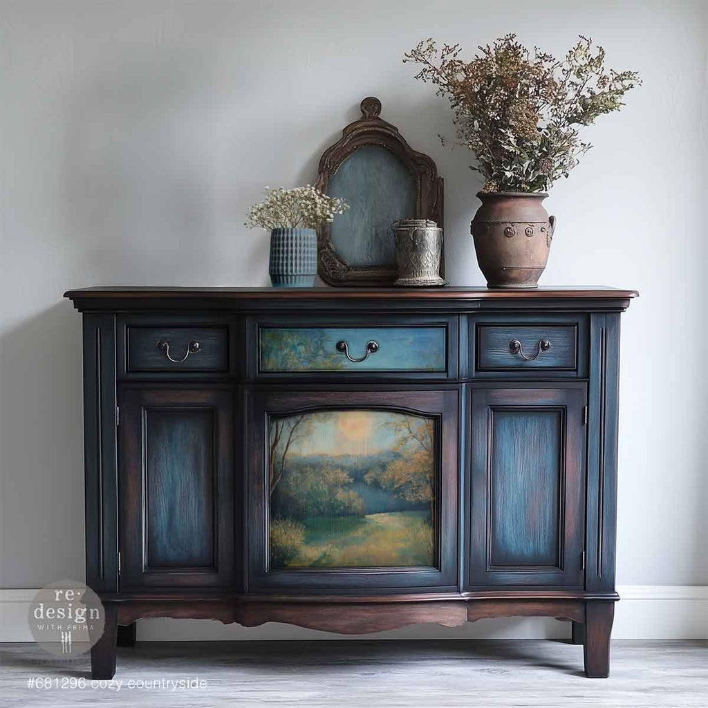 Cozy Countryside | A3 Decoupage Paper | Furniture | Arts & Crafts | Redesign with Prima