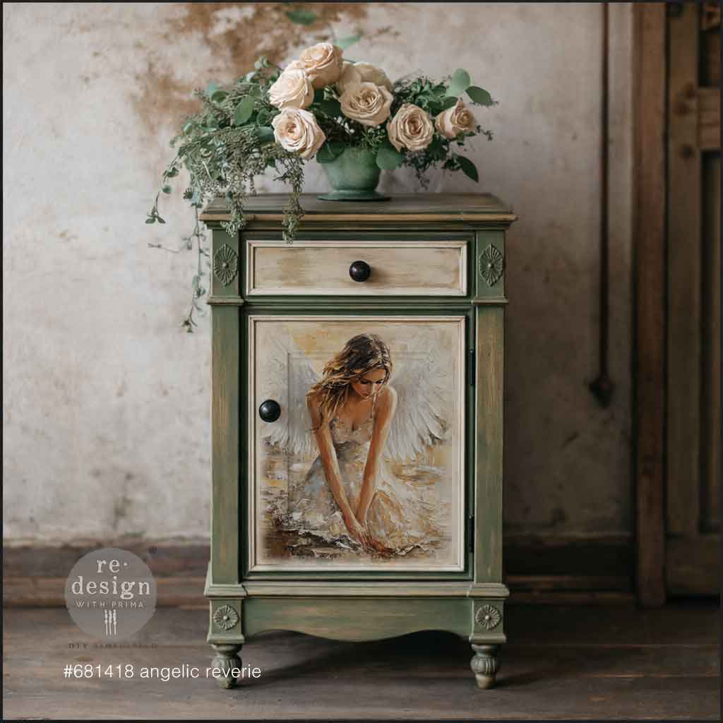 Angelic Reverie | A3 11.7"x16.5" | Decoupage Fiber Paper | Redesign with Prima Redesign with Prima