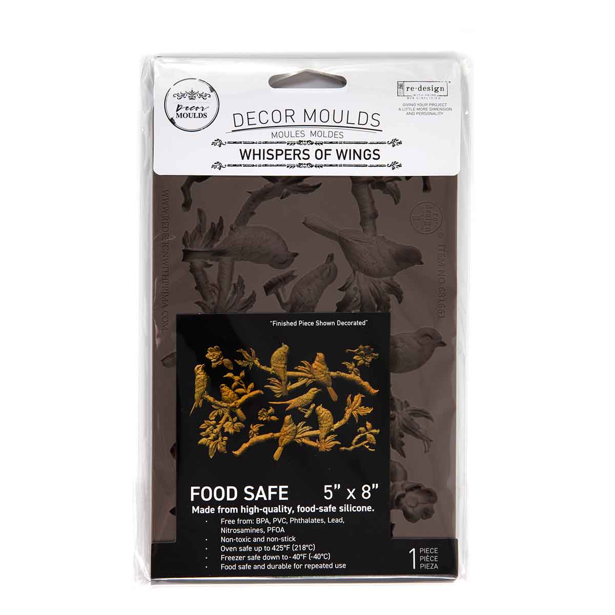 Whispers Of Wings - Resin Mould 5"x8" Redesign with Prima