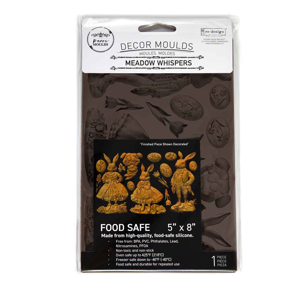 Meadow Whispers - Resin Mould 5"x8" Redesign with Prima