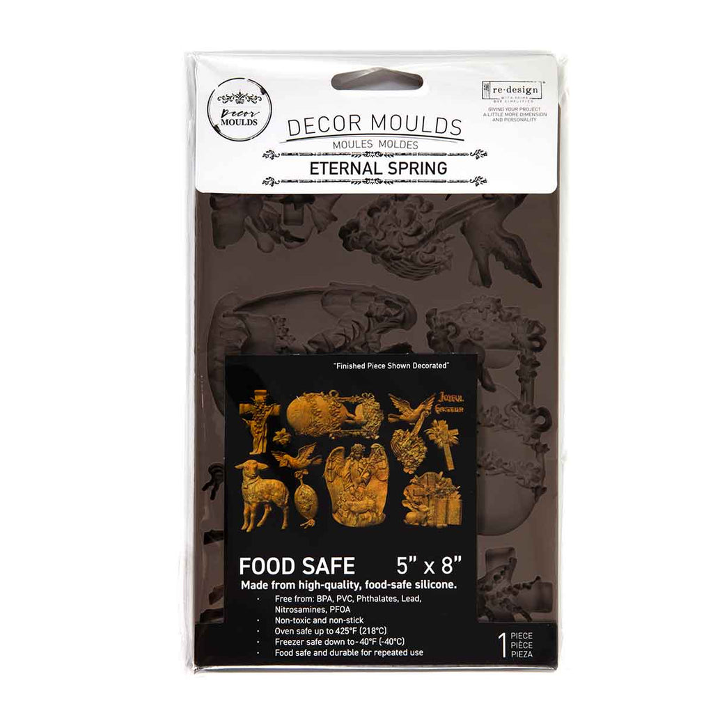 Eternal Spring - Resin Mould 5"x8" Redesign with Prima