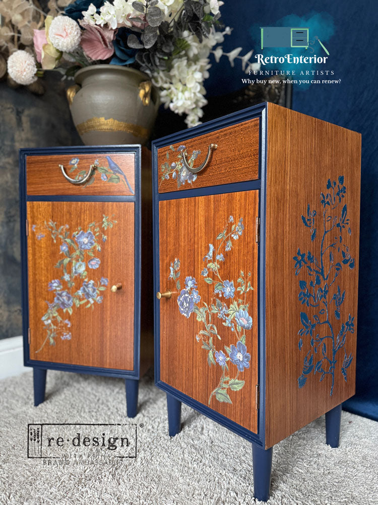 Chirping Charm | Decor Transfers | Redesign With Prima | Rub on Transfers | Furniture | Arts & Crafts | 24x35, cut into 4 sheets Redesign with Prima