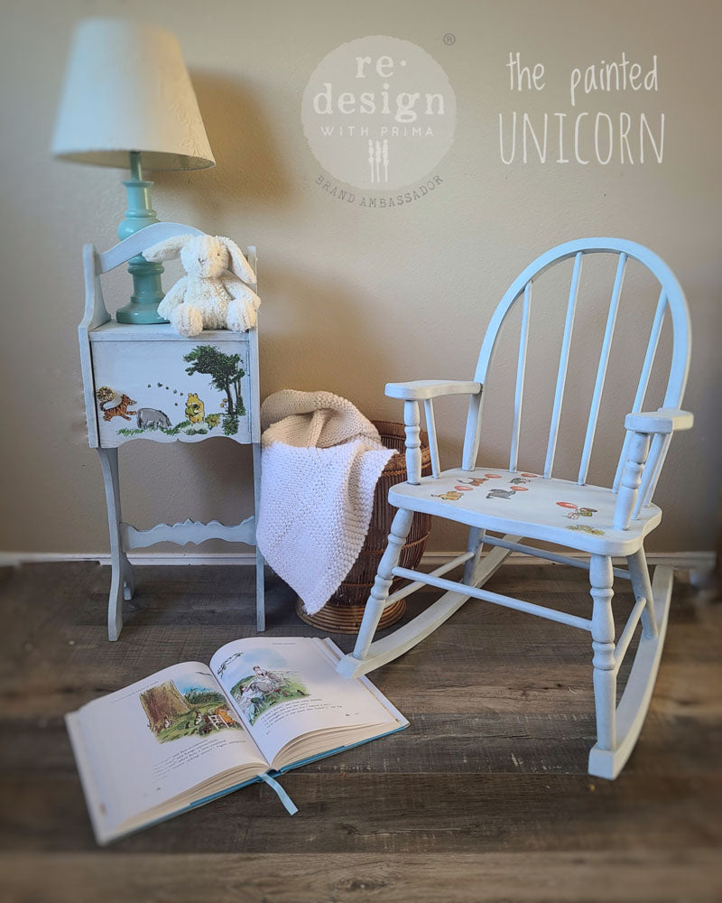 Honeyfern Hollow | Middy Transfers | Redesign With Prima | Rub on Transfers | Furniture | Arts & Crafts | 3 sheets-8.5" x 11"