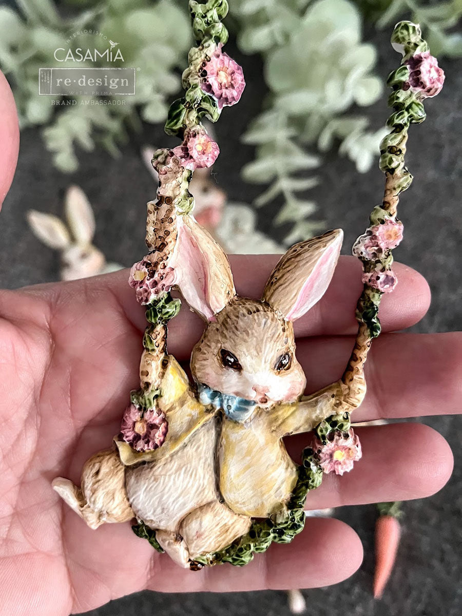 Bunny Trail Tales - Resin Mould 5"x8" Redesign with Prima