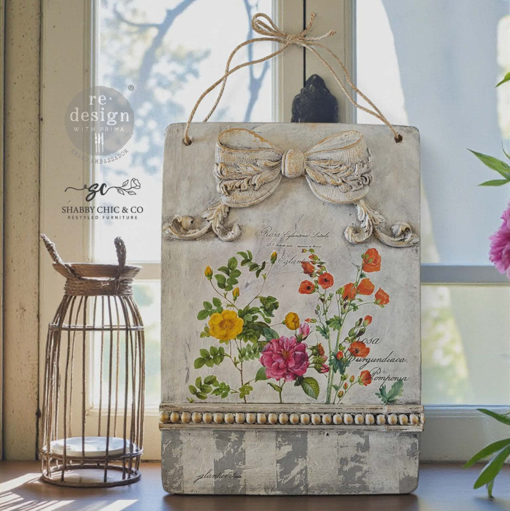 Poetry In Petals | H20 Transfers | 1 sheet, 8.5″x11″ | Redesign with Prima Redesign with Prima