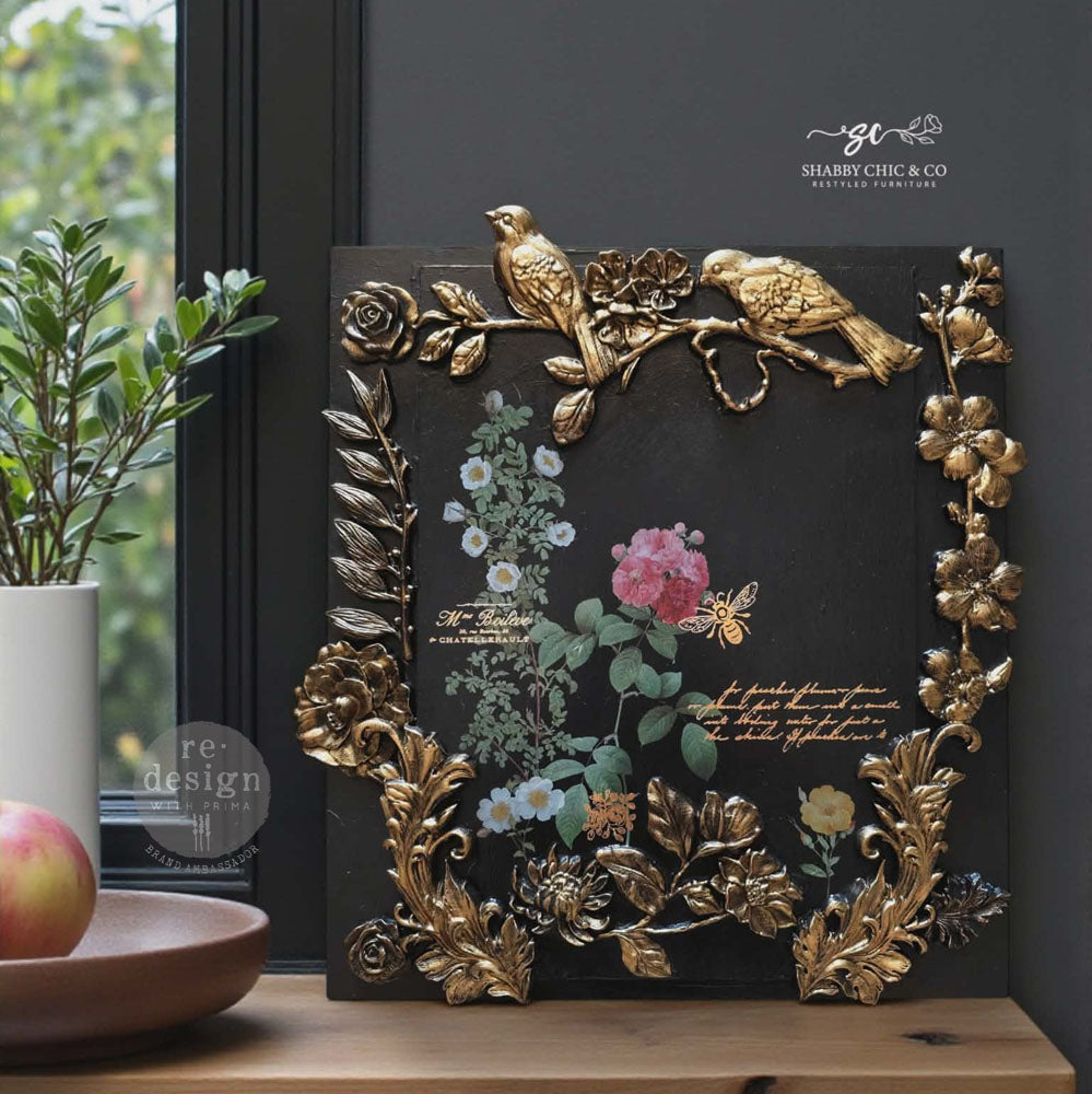 Poetry In Petals | H20 Transfers | 1 sheet, 8.5″x11″ | Redesign with Prima Redesign with Prima