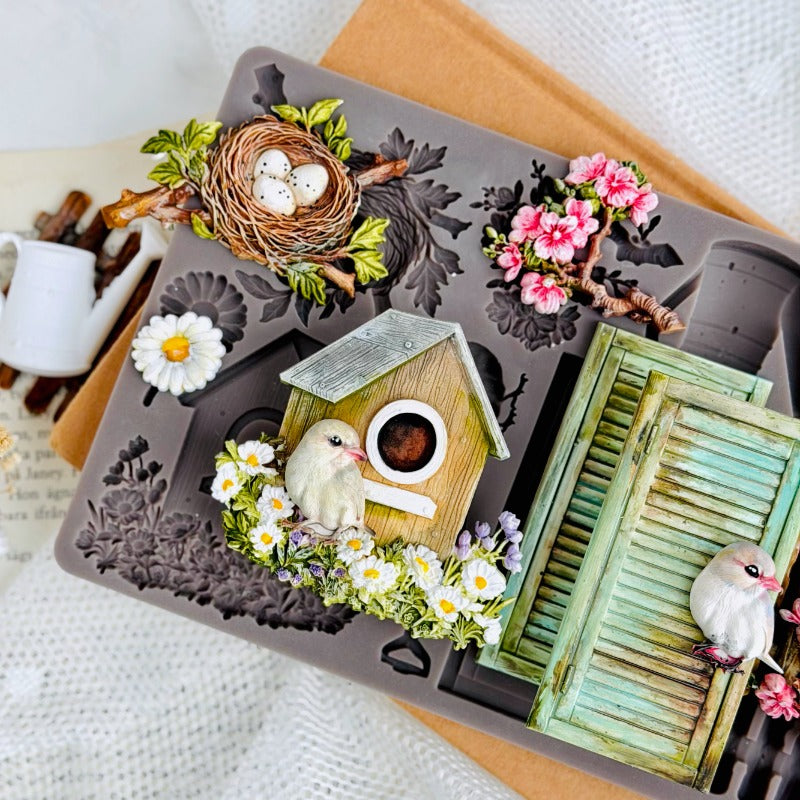 Spring Tales | 5"x8"x8mm | Decor Mould | Redesign with Prima