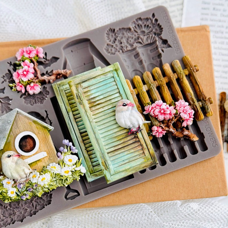Spring Tales | 5"x8"x8mm | Decor Mould | Redesign with Prima