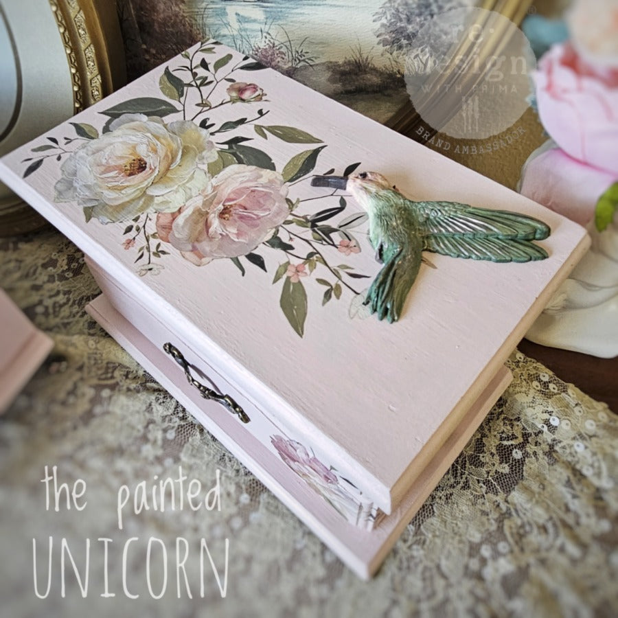 Blush Reverie | 3 Sheets 8.5" x 11" | Middy Decor Transfer | Redesign with Prima