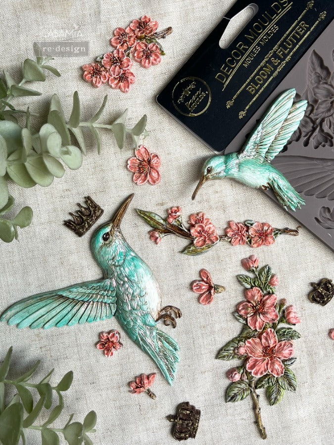 Bloom & Flutter | 5"x10"x8mm | Decor Mould | Redesign with Prima